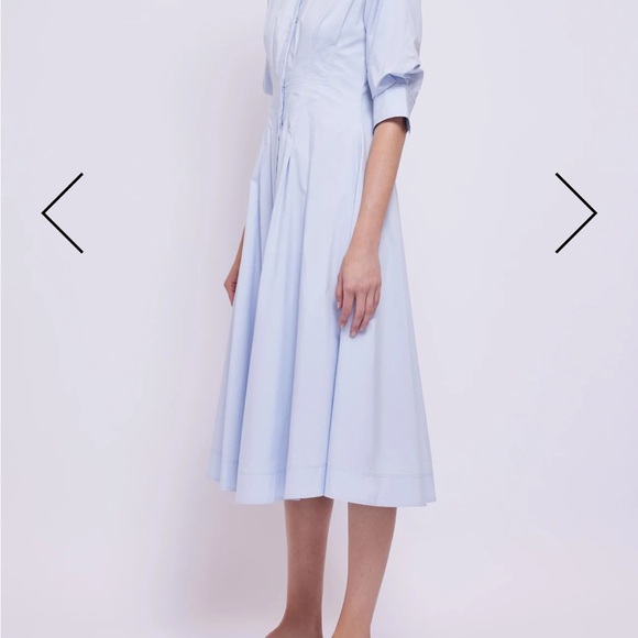 Jonathan Simkhai JAZZ DRESS Blue Haze XS, NWT - Picture 5 of 9